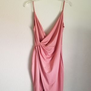 Rose pink dress